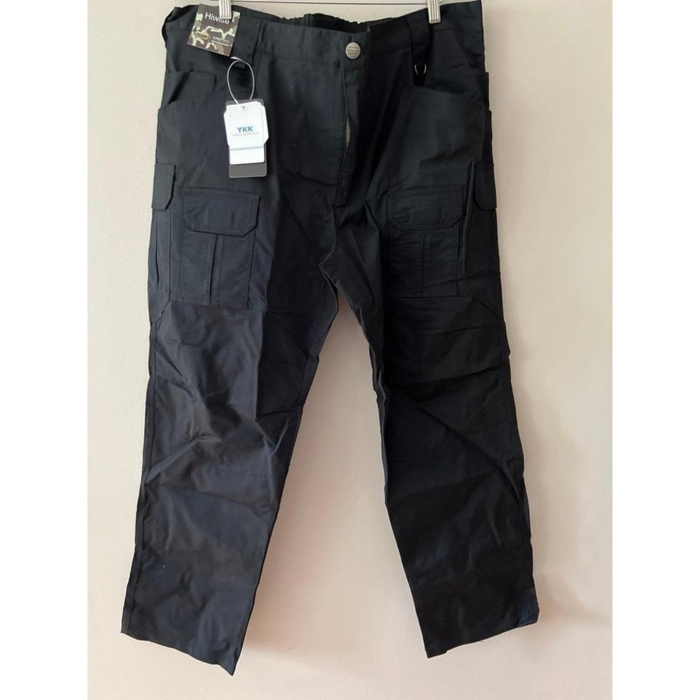 Hiwise Black Tactical Cargo Pants 42W 32L NWT